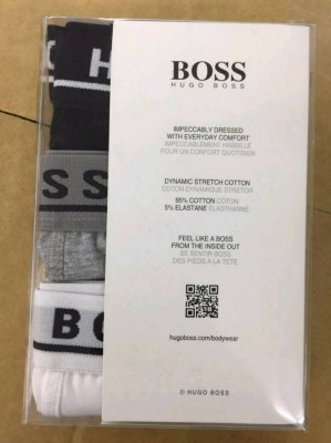 Packs de 3 boxers Hugo Boss
