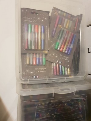 Lot de 3440 paquet de feutre a paillette