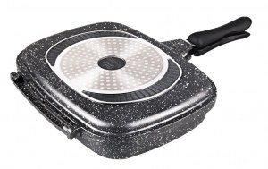 POÊLE DOUBLE FACE EN PIERRE - royal swiss