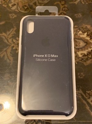 Coque en silicone pour iPhone xs max
