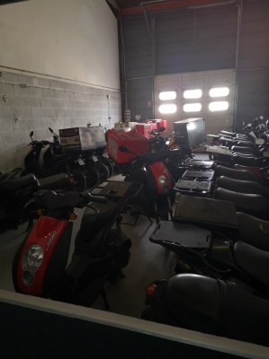 Lots de scooters thermiques