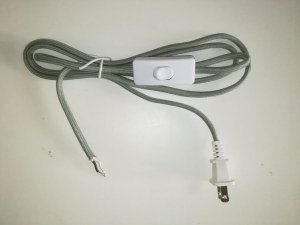 330 Cordons textiles électriques luminaire avec interrupteur et fiche + 330 douilles E12