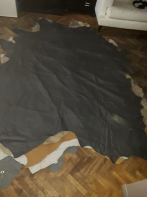 Peau en cuir de vache véritable