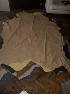 Peau en cuir de vache véritable