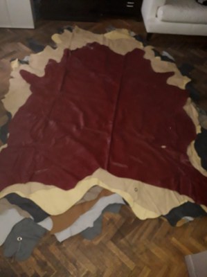 Peau en cuir de vache véritable