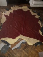 Peau en cuir de vache véritable