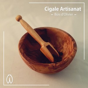 Ustensile de cuisine en bois d'olivier,Lot complet