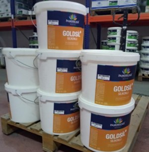 Lot de pot de peinture blanc 15L base acryliques