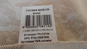 Lot 1000 housse oreiller