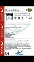 Peinture dulux absolute white mat. Pot de 9L