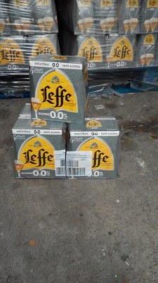 Lot destockage 300 pack bierre leffe sans alcool