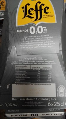 Lot destockage 300 pack bierre leffe sans alcool