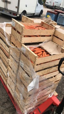 Palette de tomate et pastèque