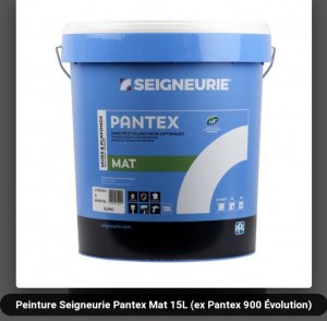 Peinture seigneurie Pantex MAT 15L