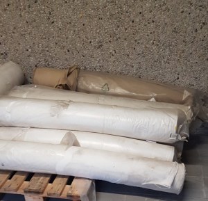 5000 M de tissu coton blanc