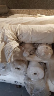 5000 M de tissu coton blanc