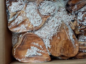 Artisanat en bois d'olivier