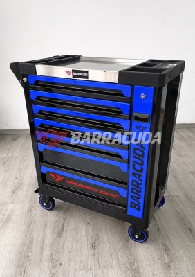 Servante d'atelier à outils 8 tirroirs 5 outillés BARRACUDAMINI