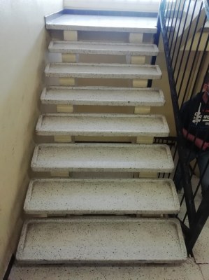 Marches d'escalier en Terrazzo poli