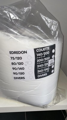 Couette de qualité