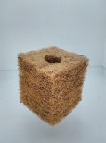 Cube fibre de coco pré-percé 101010 avec trous ∅ 35mm