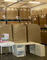 Grand stock de bureau d'angle 4 Positions Blanc Neuf.A saisir ! Tel : 0494265128