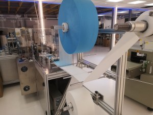 Machine de fabrication de Masques Médicaux 3 plis