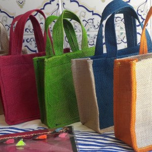 Sac en etoile de jute