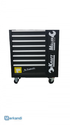 NOUVEAUTE Servante D'outils pour ateliers 9/7 593 PCS NOIR KRAFTMULLER
