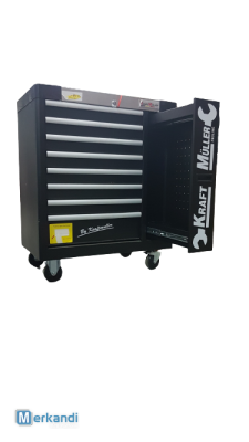 NOUVEAUTE Servante D'outils pour ateliers 9/7 593 PCS NOIR KRAFTMULLER