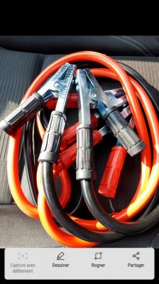 Lot de 500 câbles démarrage voiture 3000 ampères