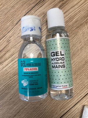 Lot de palettes gel hydroalcoolique