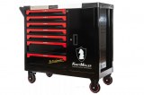 SERVANTE D'ATELIER 7/7 Tiroirs, XXL PRO II, ROUGE,PRO KRAFTMULLER