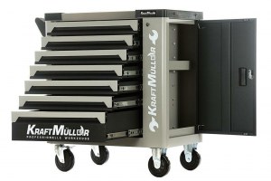 SERVANTE D'ATELIER 7/6 Tiroirs, GRIS, KRAFTMULLER