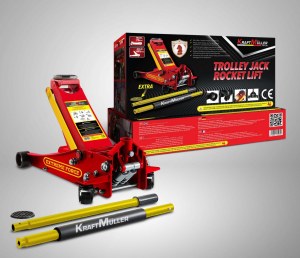 Cric Hydraulique Noir/Rouge KRAFTMULLER