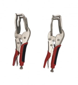 Les pinces de blocage à mâchoires droites 16 PC KRAFTMULLER