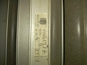 Cloison mobile ALGAFLEX avec porte intégrée