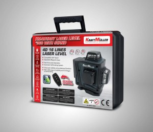 Niveau laser 4D 360°16 lignes avec support KRAFTMULLER
