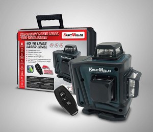 Niveau laser 4D 360°16 lignes avec support KRAFTMULLER