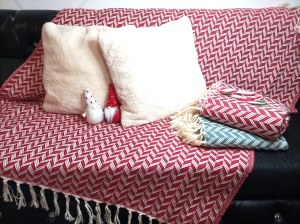 Plaid Laine/Coton/acrylique