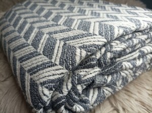 Plaid Laine/Coton/acrylique