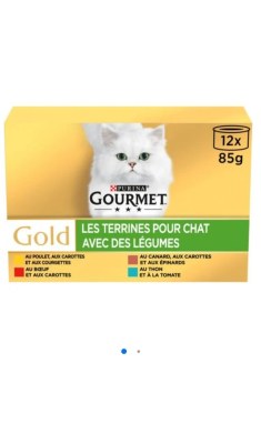 PURINA GOURMET GOLD 12x85g Pâtée pour chats