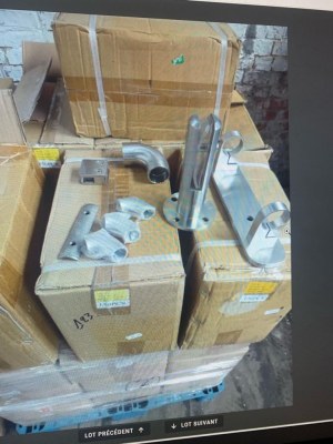 Fixation inox pour garde corps ,balcon et verriere