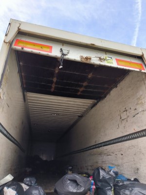 Remorque poids lourd 2 essieux tolée