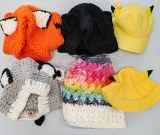 LOT DE BONNETS FANTAISIE ENFANT