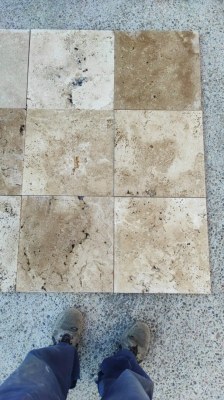 Travertin Beige Nuance 40x40x1,2cm commercial