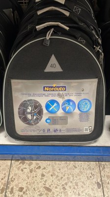 Lot chaines à neige Norauto