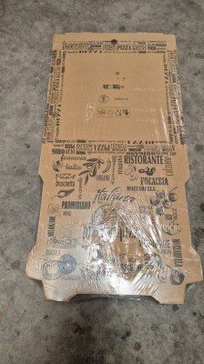 Cartons pizza