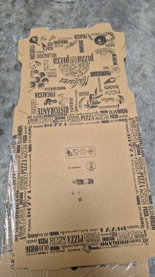 Cartons pizza