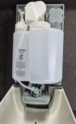 Distributeurs automatiques de savon ou de gel liquide « GENWEC »